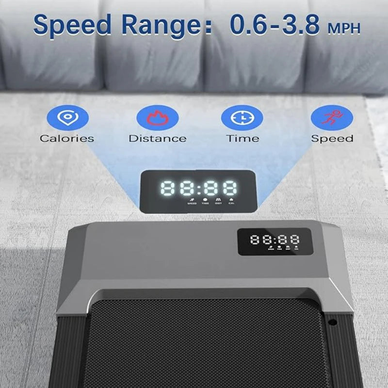 2in1 Walking Running Fitness Exercise Machine 300lbs Treadmill for Home