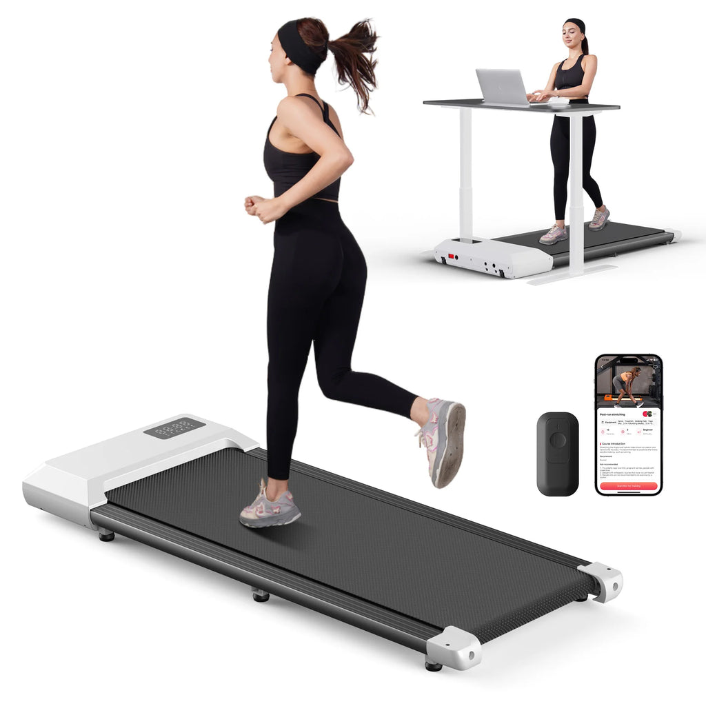 2in1 Walking Running Fitness Exercise Machine 300lbs Treadmill for Home